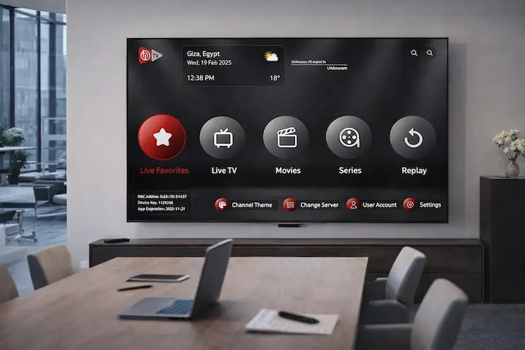 IBO Player channels on smartphone